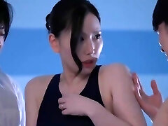 Midnight Pool Gang-fuck A Married Female Teacher
