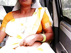 Car sex, indian saree maid long drive for sex with building owner, telugu muddy talks. Part-3