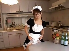 Fabulous Chinese whore in Incredible Maid, Dildos/Toys JAV scene
