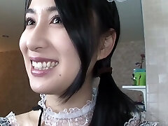 Hottest Japanese girl in Incredible Maid, HD JAV vid