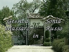 Blonde sluts share one cock in vintage fuck-a-thon scene