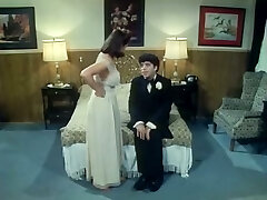 Sweet and yummy busty brunette babe with her buddy