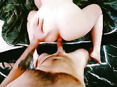 Loud Polish whore fucking with a big hard cock in a hotel room