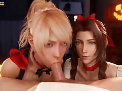Halloween Luna And Aerith Sucking Big Dick Sound Version