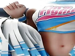Nico Dressed Up As A Cheerleader Riding Hard Cock