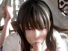 Nanami Romanticly Sucking A Big Cock