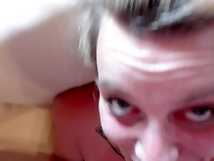 blond girl fucked at my close up cum hairy pussy