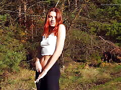 My tickle china Girlfriend Always Wants To Fuck, Even On A Walk In The Forest! Polish couple IN ACTION
