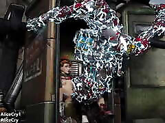 Borderlands 3 Gaige Gets Caught By Surprise and Fucked In a Porta Potty By Deathtrap
