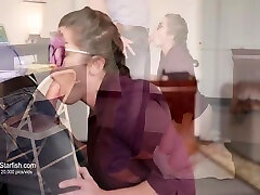 Sammi Starfish - Human Resources Lady Blows New Hire 4k 5 Min