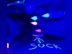 blowjob mit schwarzlicht uv spaß britisches paar bbw