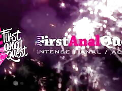 Firstanalquest-阿曼达克拉克&19inch big cock sex hd;s第一和最好的屁股他妈的教训