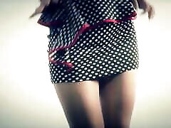 Teen babe Scarlet Red with shaved pussy fingers hard