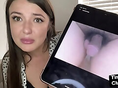 SPH femdom babe talks bad about small cocks in solo video