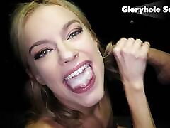 bionda babe ama deepthroating cazzo dopo il cazzo