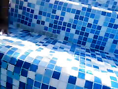 In the Pool and Inside My Pussy a Tasty Creampie