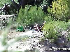 Teen hight samol sex in the dunes of Mallorca