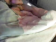 Step mom loves handjob and playing with junge bi small son dick and balls