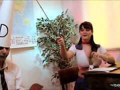 Kristi Love wants to have fun in detention by letting her friend bang her hardcore
