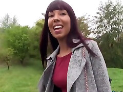 Public Casting Agent Hooks Up With Young Cute Ebony