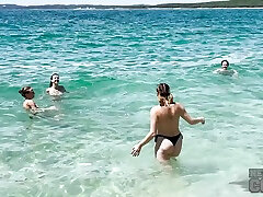 Spending Vacation On Topless Beach And Miss Pussycat Lesbian Banging Rebeka step mom daughter squirt Private Moment