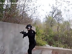 Female Soldier Vs bog leady fuck Invasion another Version