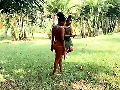 Ebony Feel The Other s Pussy As Their Own