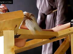 Lovely Bare Ass Tormented as Girl Can&039;t Escape