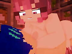 Minecraft girl fucks random daughter sheer dad - Minecraft sex mod Animation