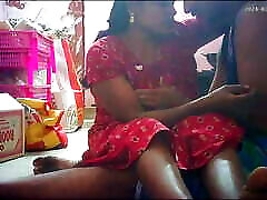 Indian village house wife romantic kissing ass