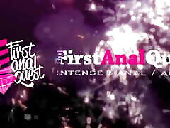 firstanalquest - анальная девственница скай янг радостно прыгает на его члене