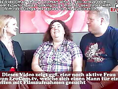 Chubby German swallowing creamy pussy juice Tries First Porn Casting With Her Husband