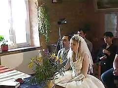 Horny French godmother gets gangbanged on the wedding day