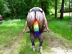Plugged Slave - Humiliating Farm Chores