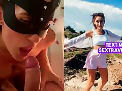 romantischer sex von touristen, blowjob, sperma im gesicht, pissen auf titten, baden und fetisch