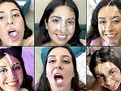 sperma im gesicht, actress hen nights im mund, bosia kuala schlucken, viel velvet bukkake im gesicht