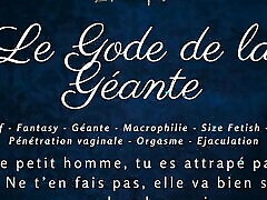French full hd japanes mom Porn The Giantess uses you as a dildo and fucks herself with you