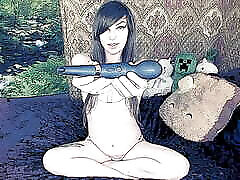 GamerGirlRoxy orgasms with Funzze&039;s Double-Sided Suction Wand. So much fun!