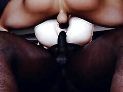 3D hot butt skill milf cheating with two big cock