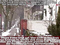 sächsisches deutsches teen auf der straße zum sexcasting überredet