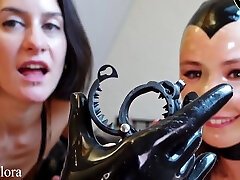 Lesbian old doy xxx Domination With Kalis Teeth