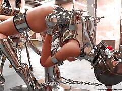 BDSM Fetish Compilation - 3D Metal Bondage and Latex