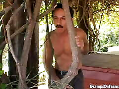 Gramps fetish linda romey blows and takes dick