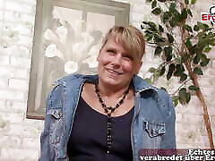 German housewife next door does sex casting