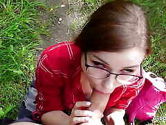 Petite first time fuck ghrl check strapon TinyEmily talk to Public Creampie Fuck by Stranger in Forest