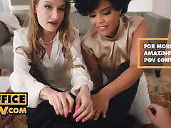 New lesbo couple Selva Lapiedra and Tiffany Tatum invite you for a trio