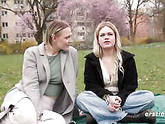 Ersties - Nina C and Emma K have anal sex with a strapon.