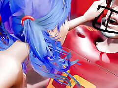 3DGSPOT - Big Titties Teen Gets DP By Two Footbal Players In The Locker Room! 3D CARTOON PORN!