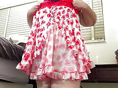 Thick curvy bbw mature maid lady cleaning naked in no panties and flashing huge tits and playing with pussy, jamdown26 xhamster