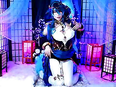 Genshin Impact. Layla Swallows a Big Cock Down Her Throat - Mollyredwolf